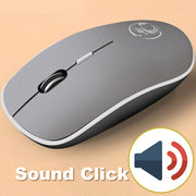 iMice Wireless Mouse Silent Computer Mouse 1600 DPI Ergonomic Mause Noiseless Sound USB PC Mice Mute Wireless Mice for Laptop